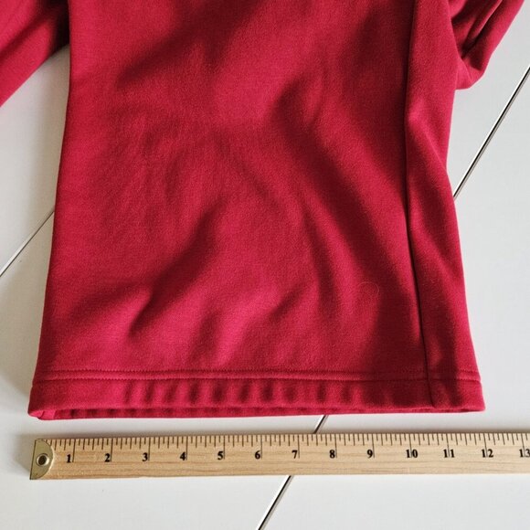 Fabletics Sweatpants Women 2X Red Pockets Fleece Inside FB5732 Active Athleisure - Picture 8 of 16